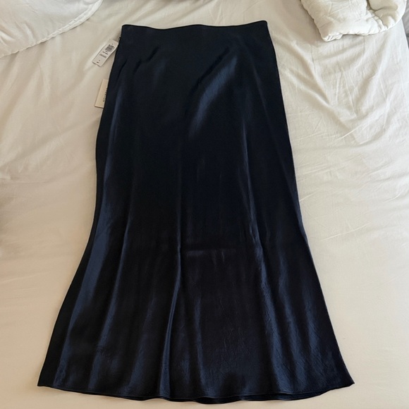 Babaton Dresses & Skirts - Elegant Black Satin Skirt